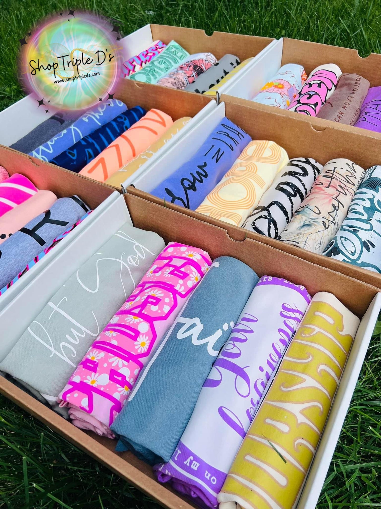 Faith Mystery Box-includes 5 shirts(box included for gifting)
