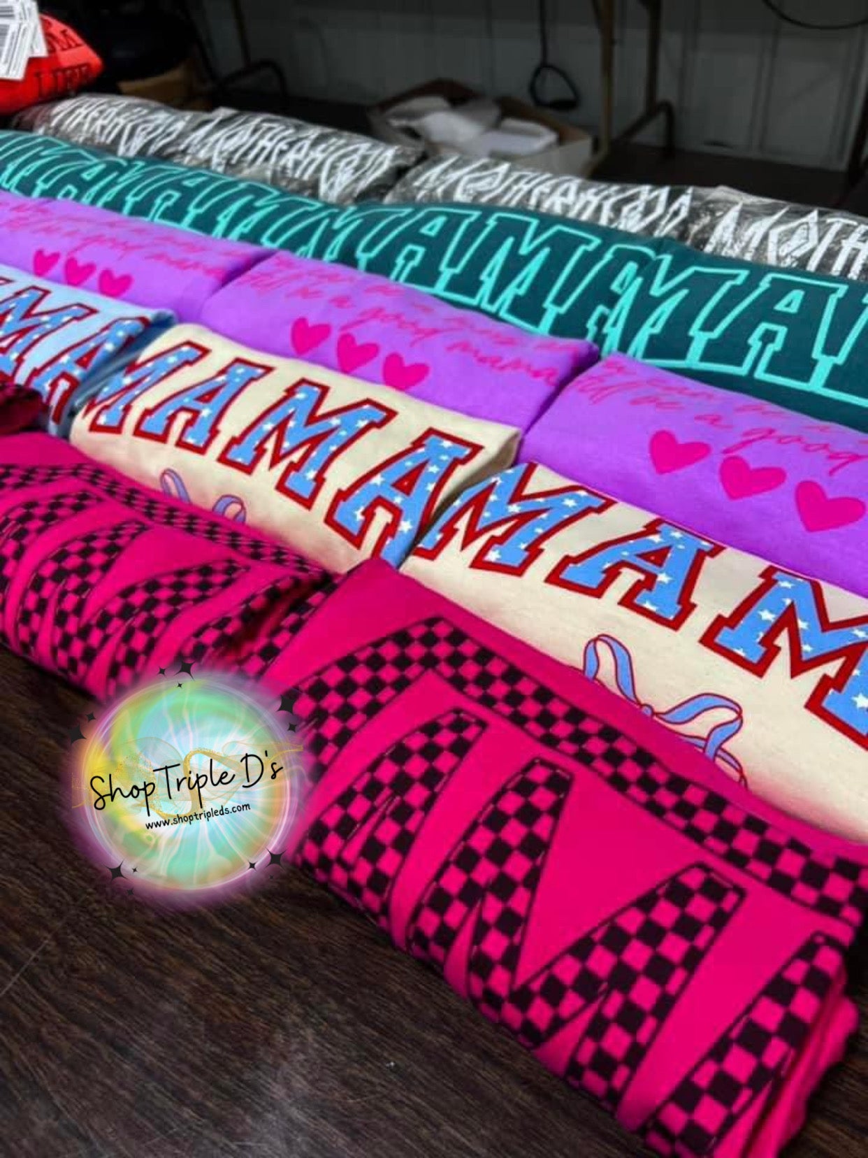 Mama Mystery Box-includes 5 shirts(box included for gifting)