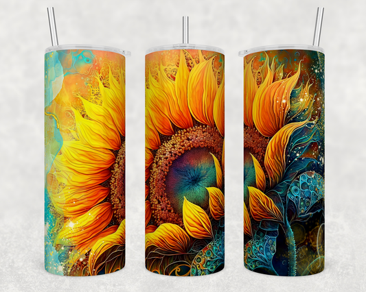 Sunflower-Alcohol Ink