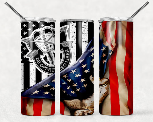 De Opressor Liber with flag