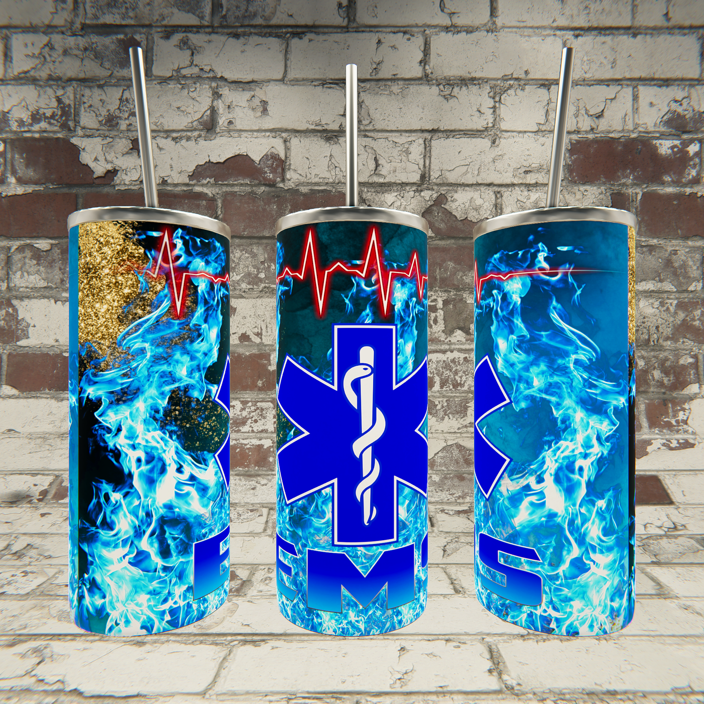 EMS Heartbeat Tumbler