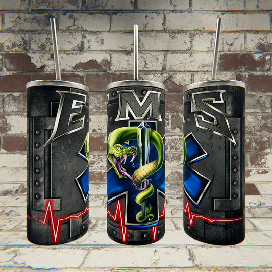 EMS Snake Heartbeat Tumbler