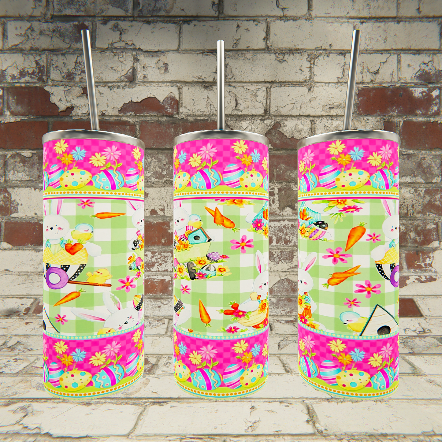Easter Bunnies-green