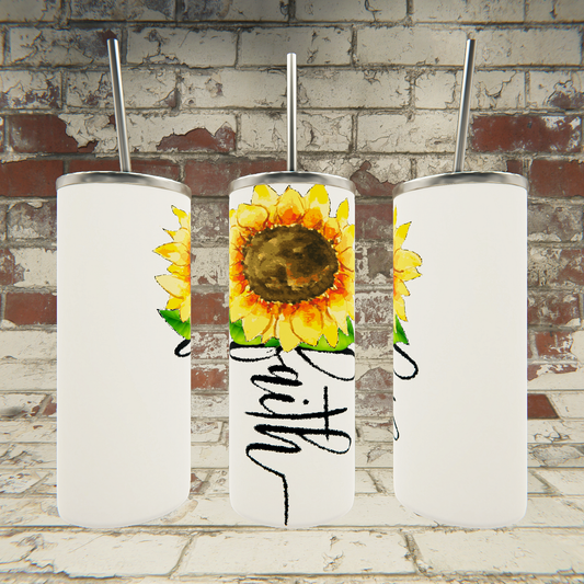 Faith Flower-white
