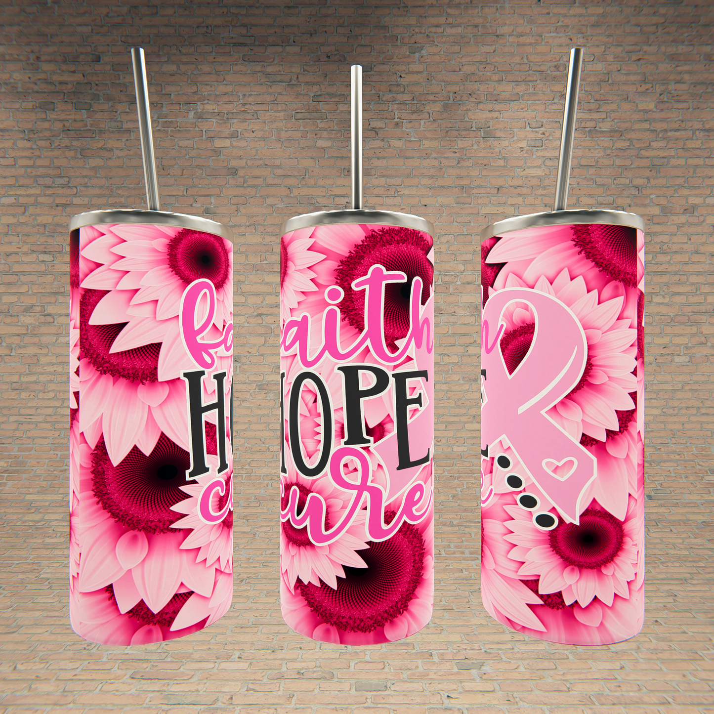 Faith Hope Cure Daisies