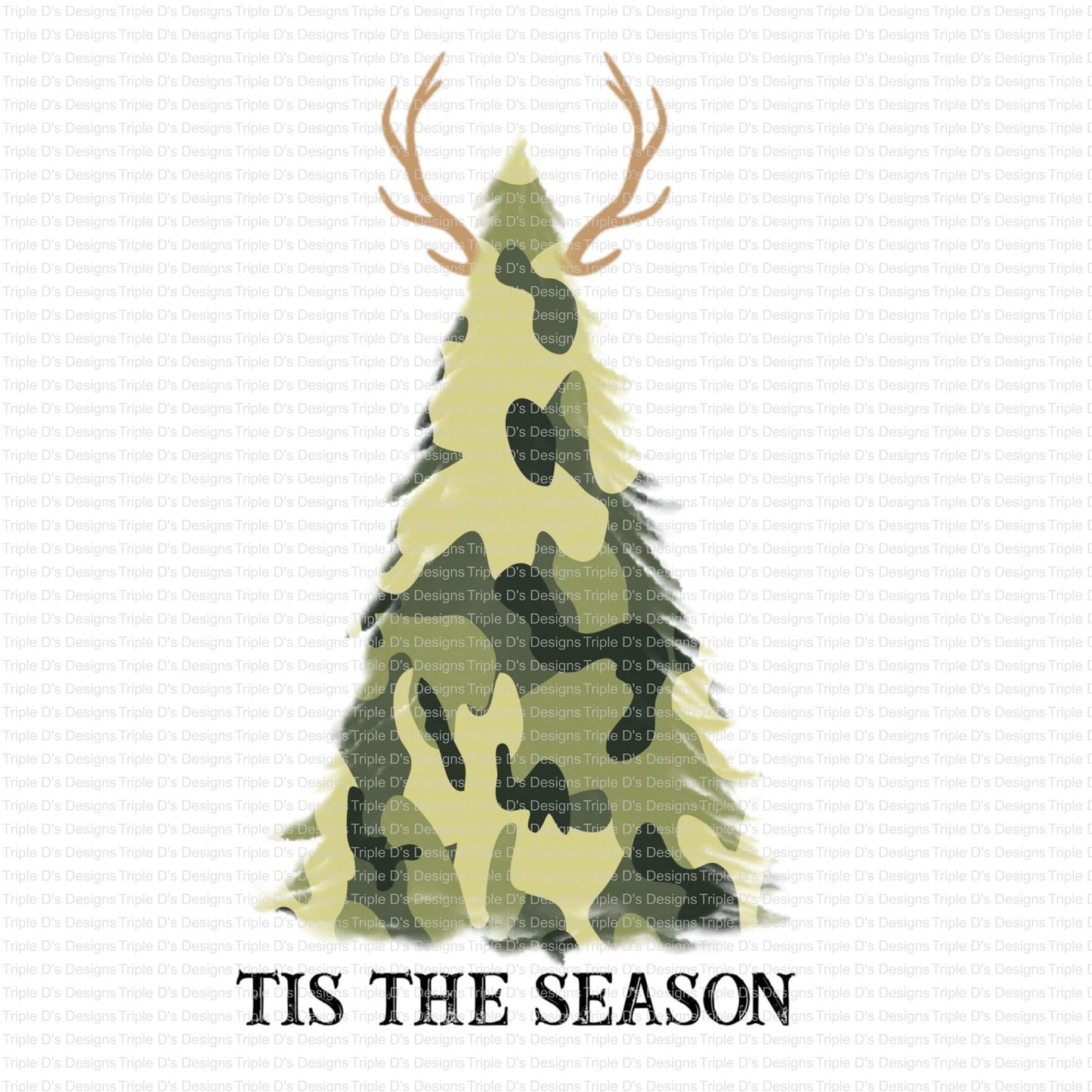 Tis The Season Camo Tree