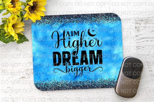 a mouse pad with a quote on it