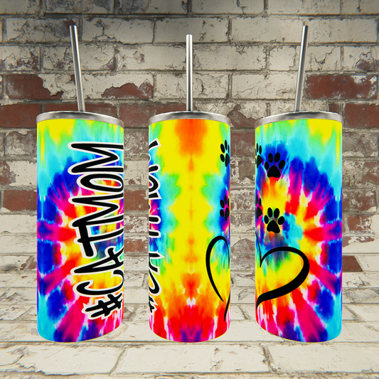 Cat Mom TieDye