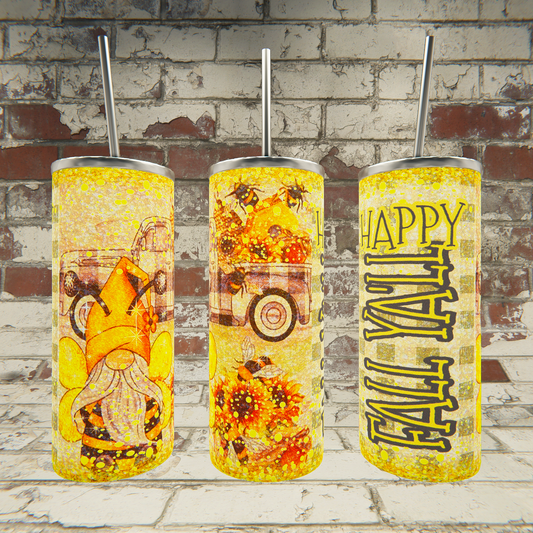 Happy Fall Y'all Truck-yellow