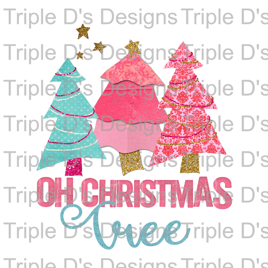 547-Oh Christmas Tree Pastel