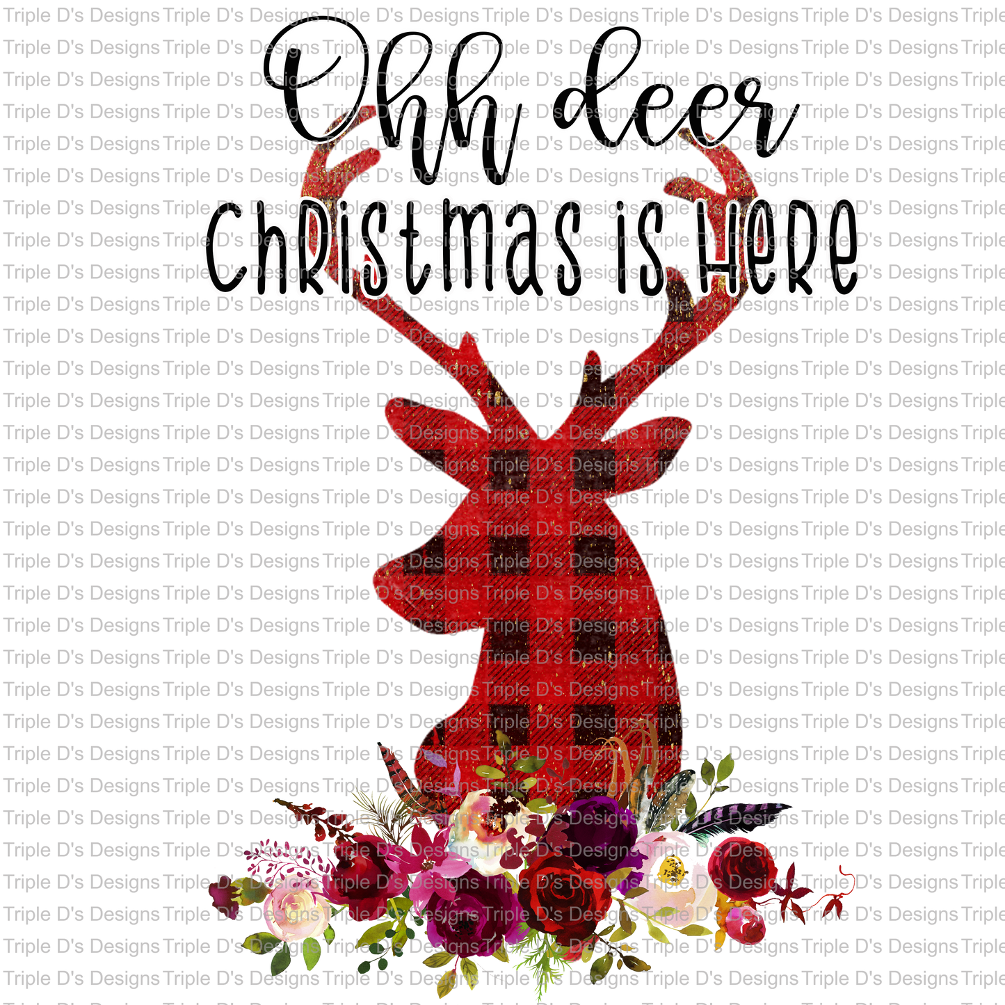 Oh Deer Christmas Is Here