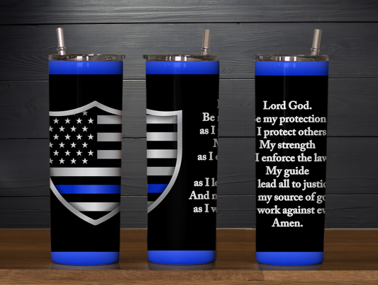 Police Prayer black