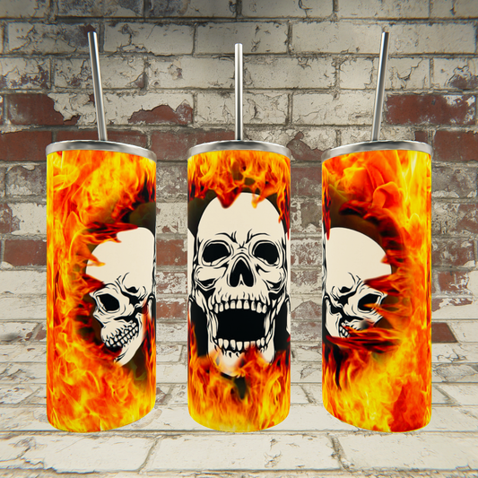 Skulls in Fire