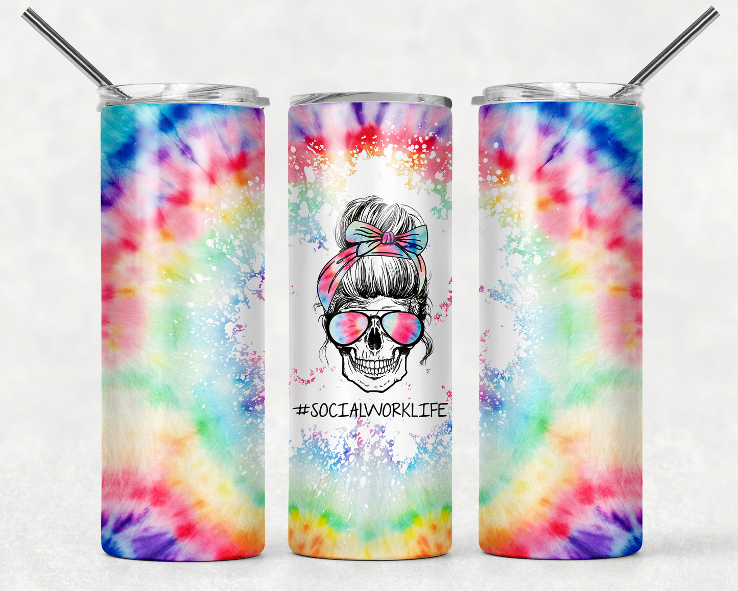 Social Work Life tie dye
