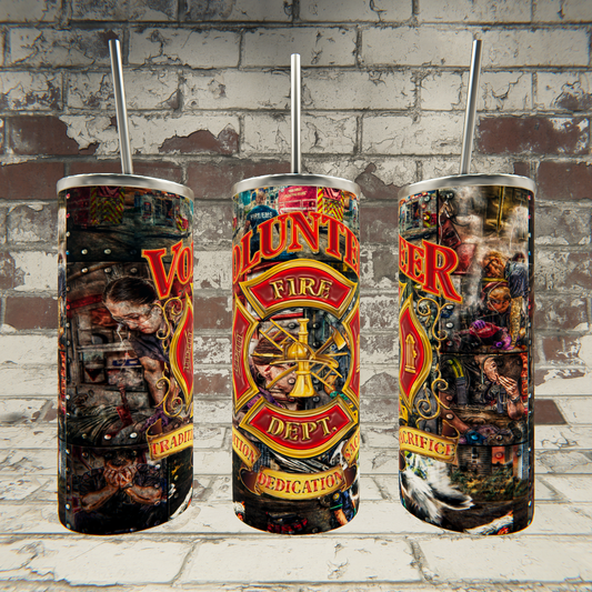 Volunteer Fire Dept Tumbler