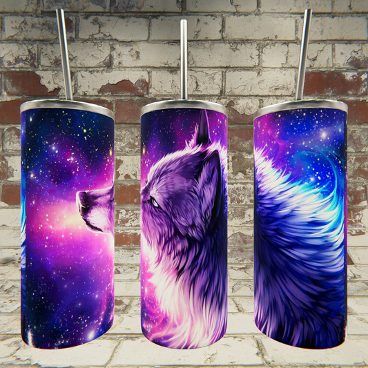 Wolf Pink Blue