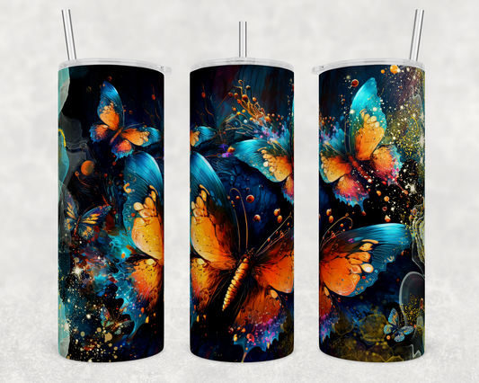 Butterflies-Alcohol Ink