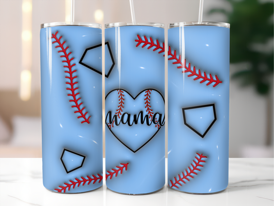 3D Baseball Mama