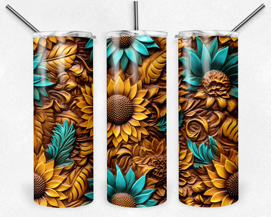 3D Sunflower Tooled