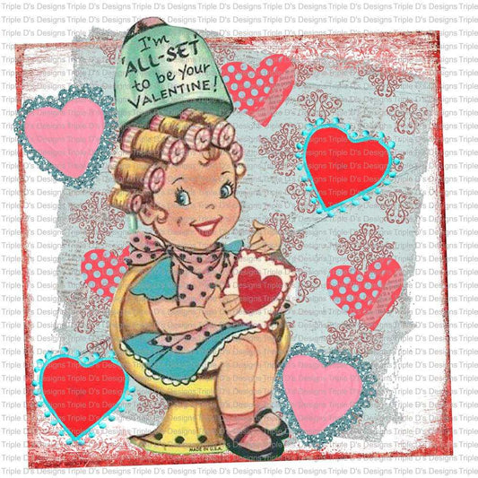 1069-I'm All Set To Be Valentine
