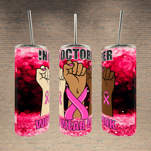 In October We Wear Pink 3 Hands V2