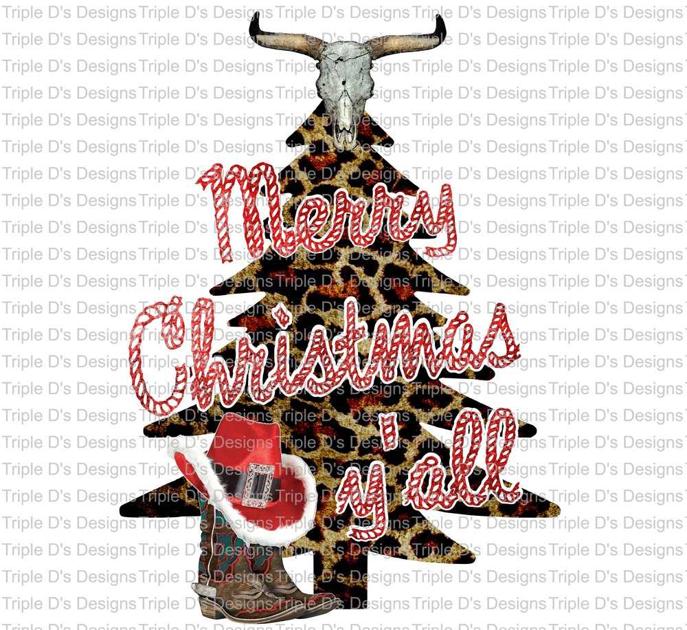 1393-Merry Christmas Y'all