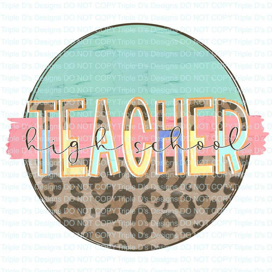 3725- High School Teacher