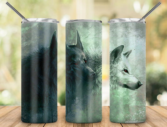 Wolves white texture background 20.1