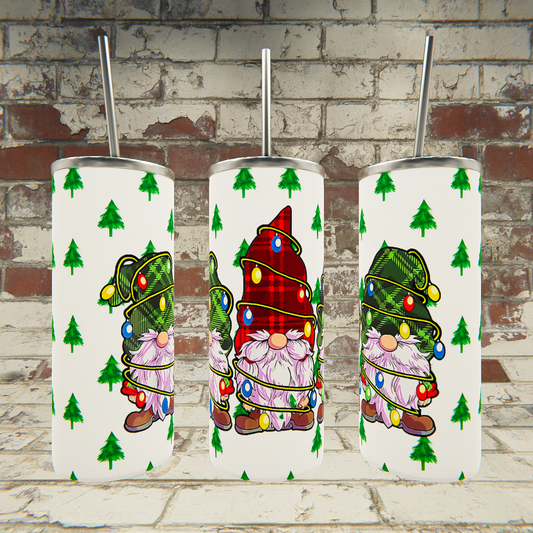 Gnomes in Christmas Lights