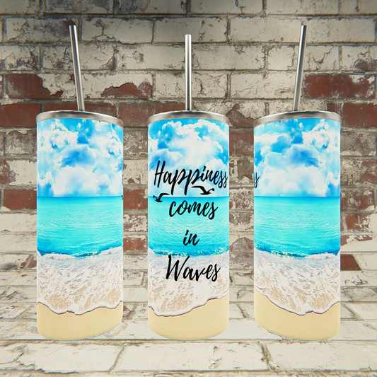 Happiness Comes in Waves