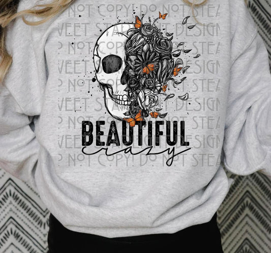 Beautiful Crazy Skull