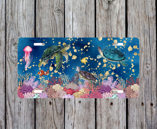 Under The Sea License Plate