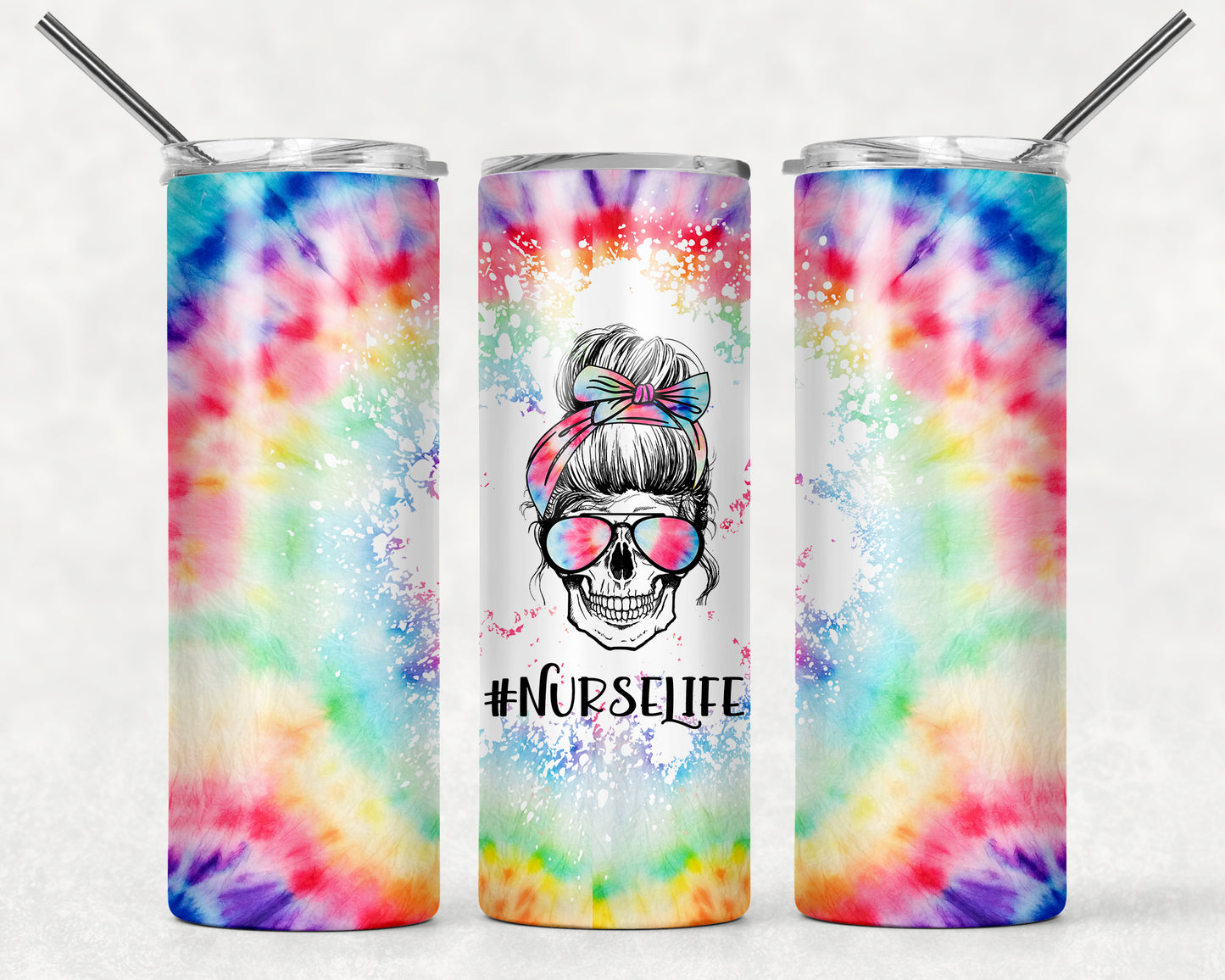 Nurse Life tie dye