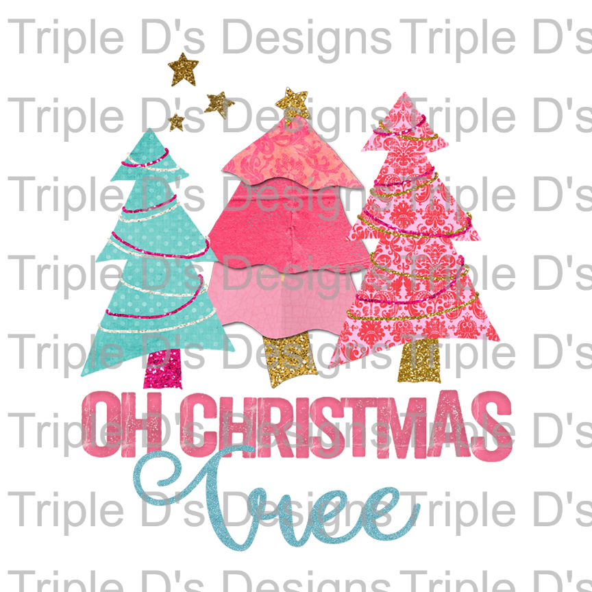 Pastel Oh Christmas Tree