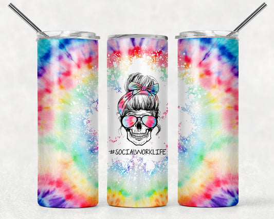 Social Work Life tie dye